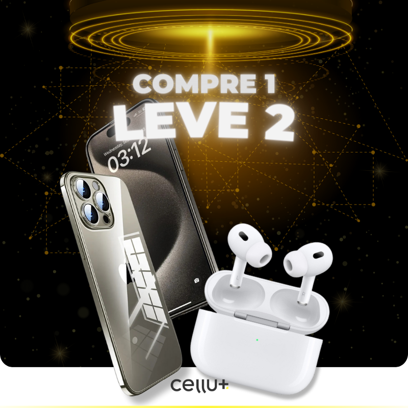 Combo Case UltraProtect + Fone AirTech Pro® Compre 1 e Leve 2